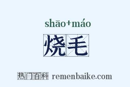 烧毛是什么意思的图片